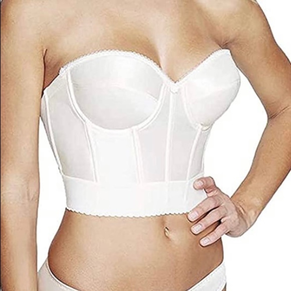 Dominique Ivory 36DD Strapless Backless Bra New without tags